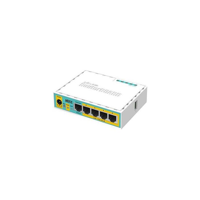 MikroTik RB750UPr2 hEX PoE lite Router Ethernet WAN Ethernet Rápido Blanco MikroTik RB750UPr2 hEX PoE lite Router Ethernet WAN Ethernet Rápido Blanco