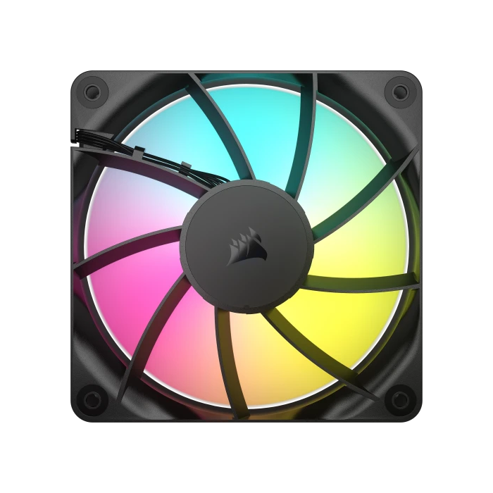 Corsair RS120 ARGB Ventilador para Caja PC - Pack Triple 120mm RGB (420-2100 RPM, PWM, 10-36 dB) - Negro 3