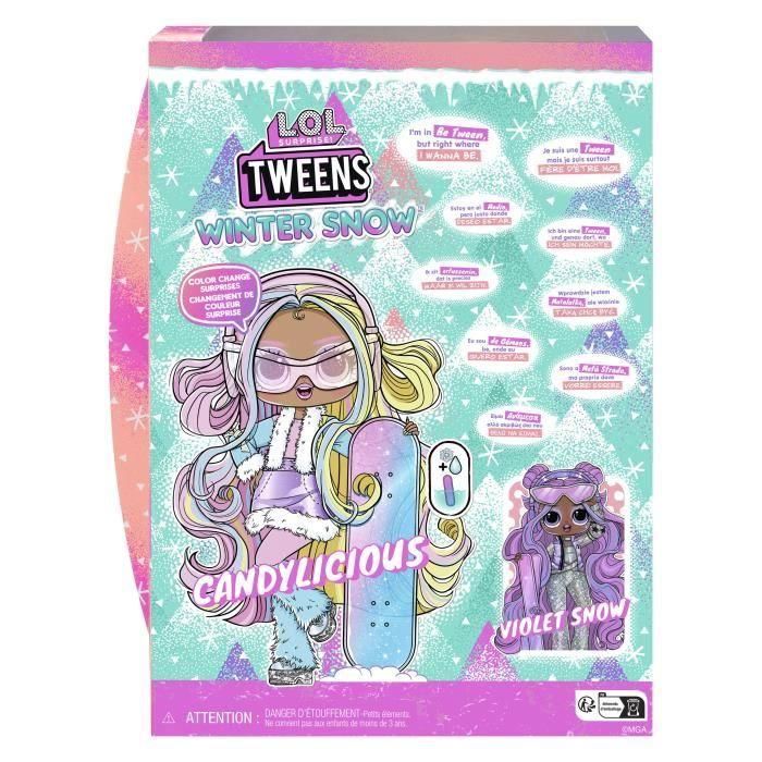 L.O.L. Surprise! LIT0035051427711 Muñeca de Nieve de Invierno Tweens Candylicious - Edad 4 4
