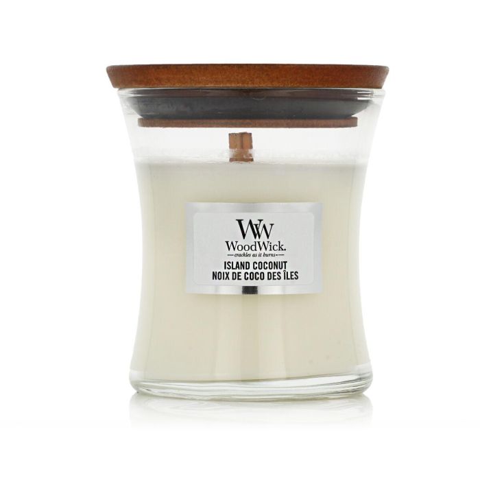 Woodwick MINI vela #Island Coconut 85 gr - Fragancia tropical y mecha de madera 1 Woodwick MINI vela #Island Coconut 85 gr - Fragancia tropical y mecha de madera 1