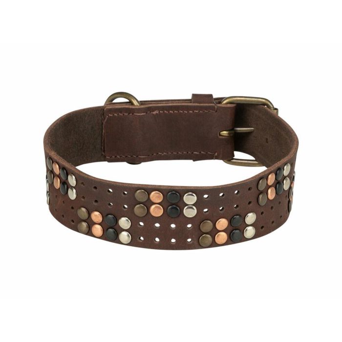 Collar para Perro Trixie Rustic Marrón oscuro L 8 Collar para Perro Trixie Rustic Marrón oscuro L 8