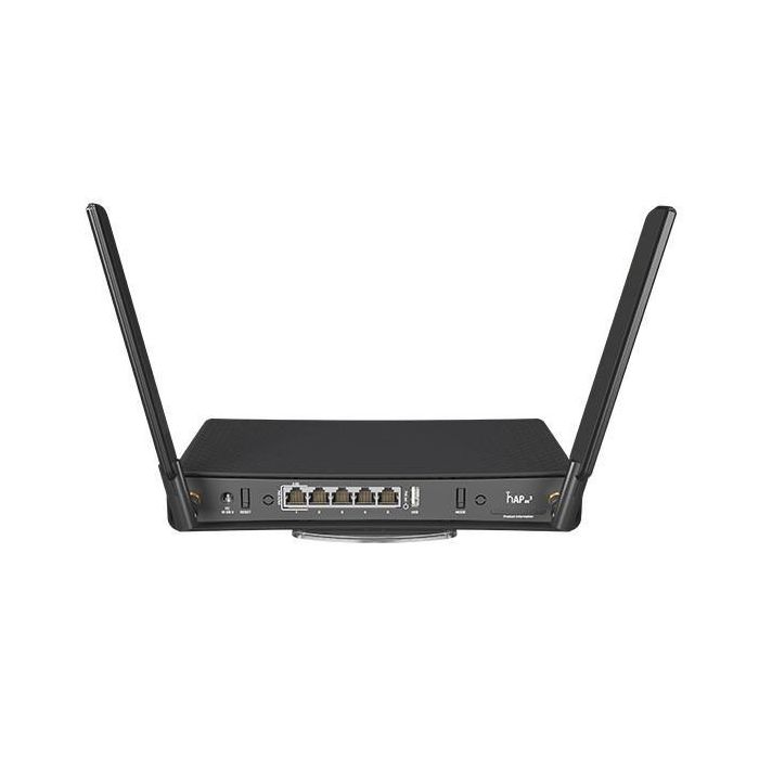Mikrotik hAP ax³ Router Inalámbrico Wi-Fi 6 AX1200, Doble Banda 2.4/5GHz, Gigabit Ethernet, 1.8GHz CPU, 1GB RAM, Negro Mikrotik hAP ax³ Router Inalámbrico Wi-Fi 6 AX1200, Doble Banda 2.4/5GHz, Gigabit Ethernet, 1.8GHz CPU, 1GB RAM, Negro