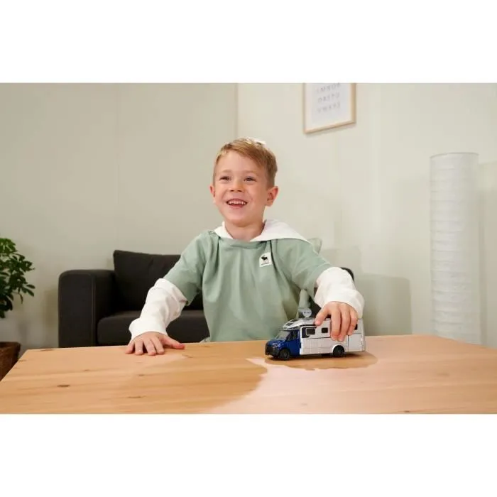 Majorette Autocaravana Mercedes 19 cm con Puertas que se Abren, Luz y Sonido 2