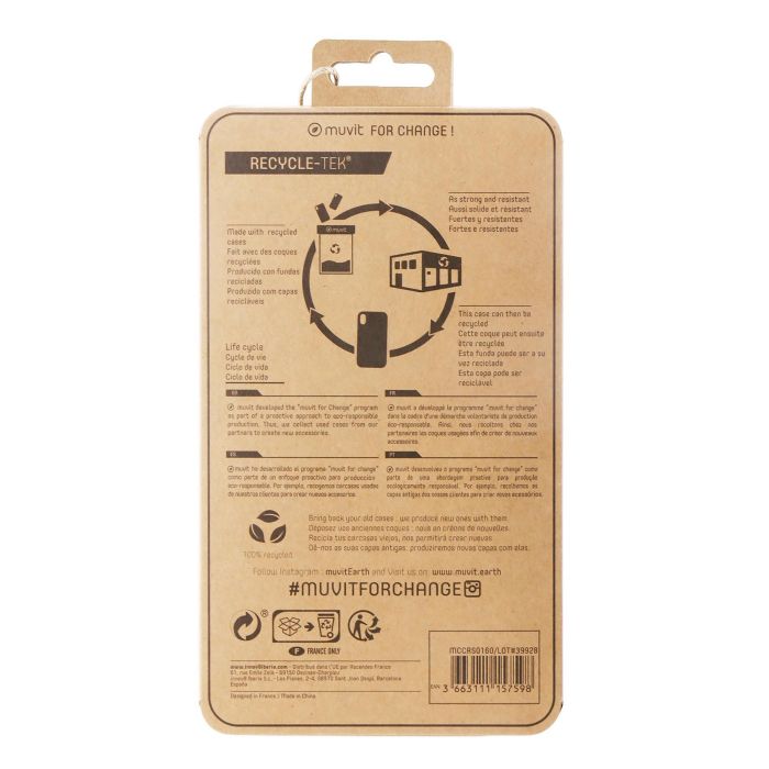 Muvit Funda Recycletek para Apple iPhone 13 - Ecológica y Reciclable 3 Muvit Funda Recycletek para Apple iPhone 13 - Ecológica y Reciclable 3