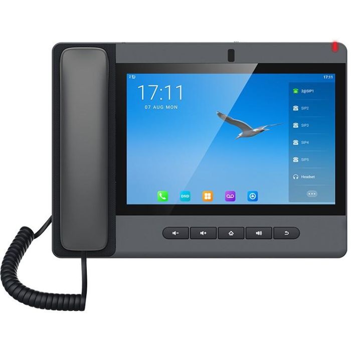 Fanvil A320 Teléfono IP de Escritorio Negro con Pantalla Táctil Android 10.1" WiFi Bluetooth PoE para Oficina