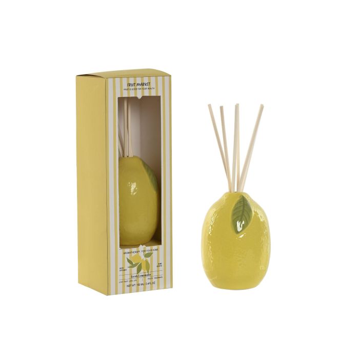 Ambientador Mikado Mediterraneo DKD Home Decor Amarillo 8 x 11.5 x 8 cm (2 Unidades)