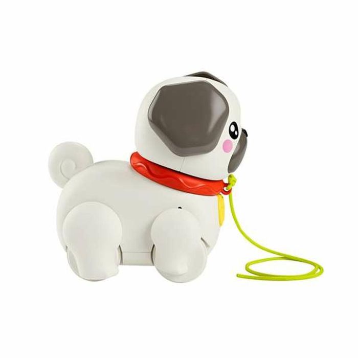 Perro de paseos perrito pug fisher-price. mueve las orejas las patas y emite sonidos de ladridos. 1