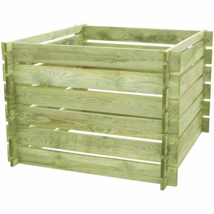 Ekju EKJ4752072007239 Contenedor de compost 73x73xh65 cm Ekju EKJ4752072007239 Contenedor de compost 73x73xh65 cm