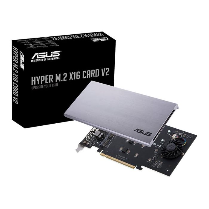 ASUS HYPER M.2 X16 CARD V2 Tarjeta de Expansión PCIe para SSD M.2 NVMe 2 ASUS HYPER M.2 X16 CARD V2 Tarjeta de Expansión PCIe para SSD M.2 NVMe 2