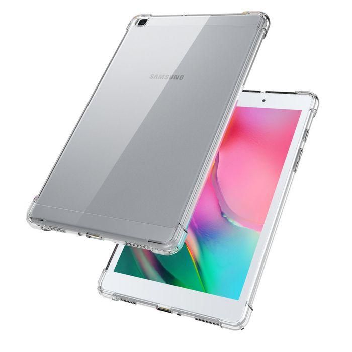 eSTUFF Funda ORLANDO para Galaxy Tab A 8.0 2019 - Transparente Suave TPU Flexible Protección Trasera y Laterales 2