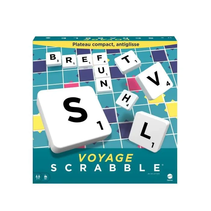Mattel Games Scrabble Voyage Juego de Mesa para Niños y Adultos a partir de 10 Años 3