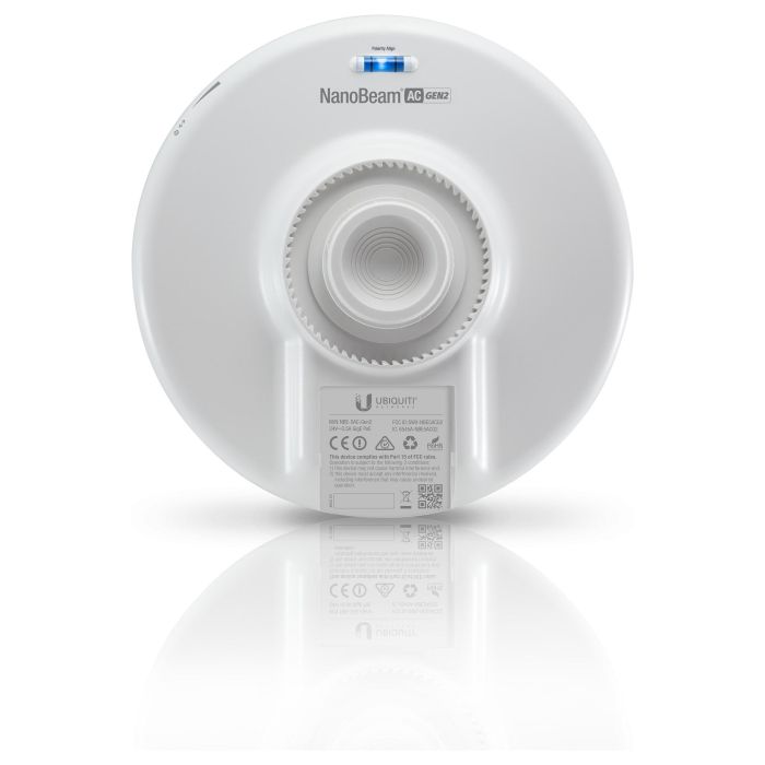 Ubiquiti Networks NanoBeam 5AC Gen 2 Puente WiFi 450 Mbit/s Blanco Ubiquiti Networks NanoBeam 5AC Gen 2 Puente WiFi 450 Mbit/s Blanco