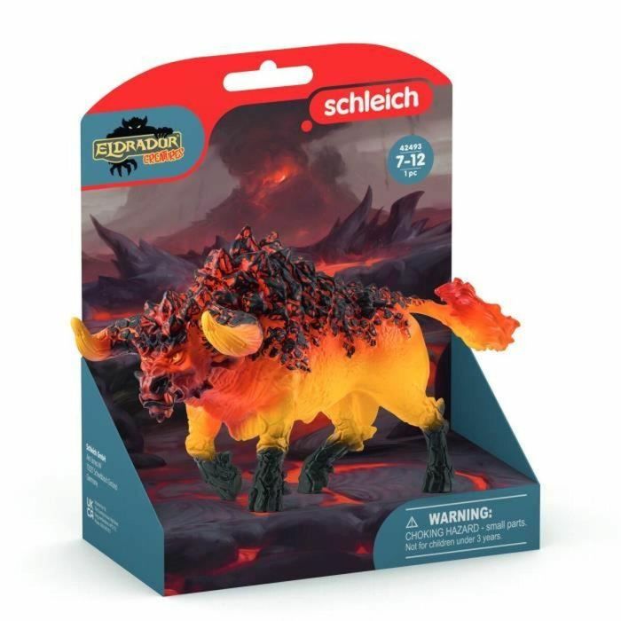 Figura Toro De Fuego, Schleich 42493 Criaturas Eldrador, 7 Años 1