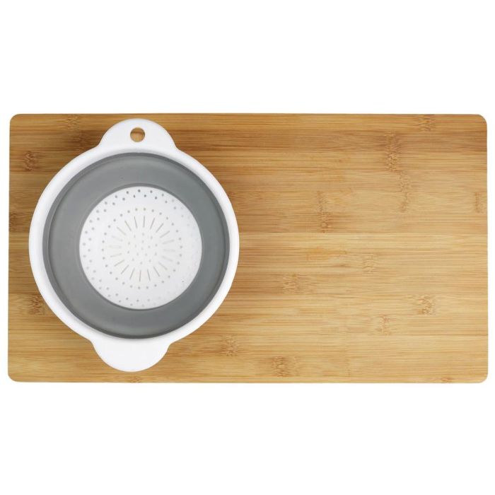 Cook Concept Tabla Cortar Con Escurridor Bambú 6