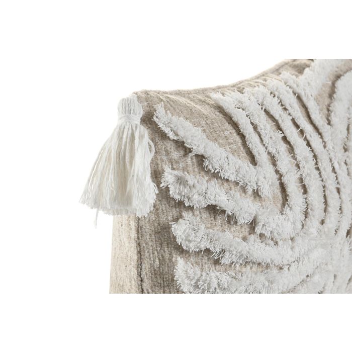 Cojin Urban DKD Home Decor Crudo Beige 30 x 50 cm (2 Unidades) 1