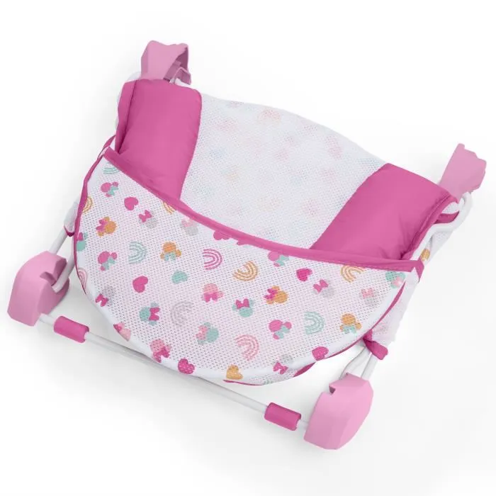 Bright Starts Disney Baby Asiento de Baño Plegable Minnie Rosa para Niña