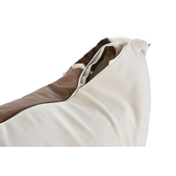 DKD Home Decor Cojin Marron PU Polyester 10 x 30 x 50 cm 4