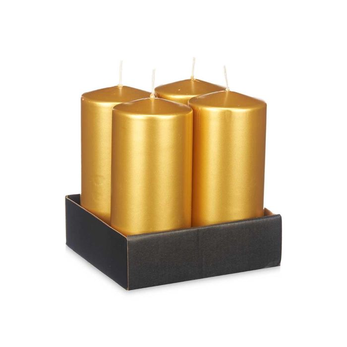 Vela Taco Oro Ancha 20Cm Acorde (8 Unidades) 2 Vela Taco Oro Ancha 20Cm Acorde (8 Unidades) 2