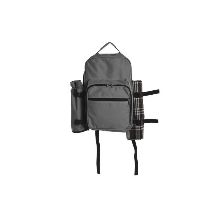 Mochila DKD Home Decor Gris Oscuro 20 x 39 x 28.5 cm Set de 9 8