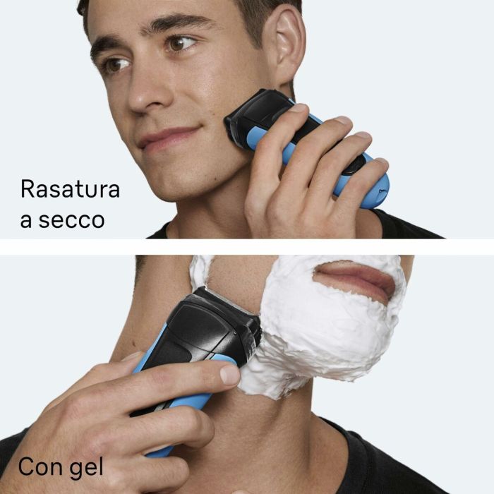 Braun Afeitadora Eléctrica Serie 3 BRA8700216735667 Azul/Negra - 30 min Batería, Carga Rápida 5 min 4 Braun Afeitadora Eléctrica Serie 3 BRA8700216735667 Azul/Negra - 30 min Batería, Carga Rápida 5 min 4