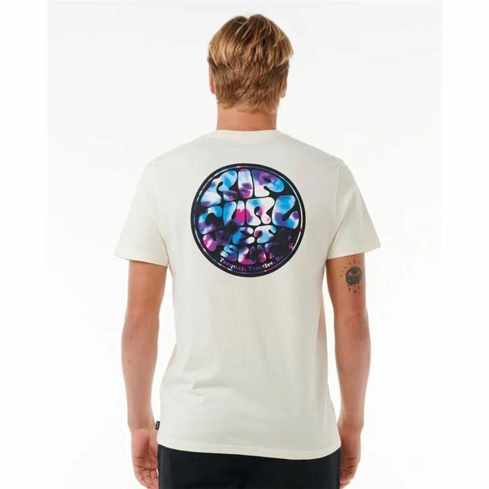 Camiseta de Manga Corta Hombre Rip Curl Passage Tee Blanco 2