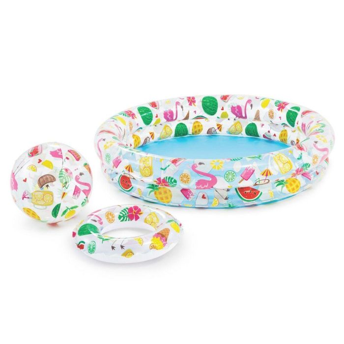 Piscina Hinchable para Niños Intex Tropical Aros 150 l 122 x 25 cm (12 Unidades) 3 Piscina Hinchable para Niños Intex Tropical Aros 150 l 122 x 25 cm (12 Unidades) 3