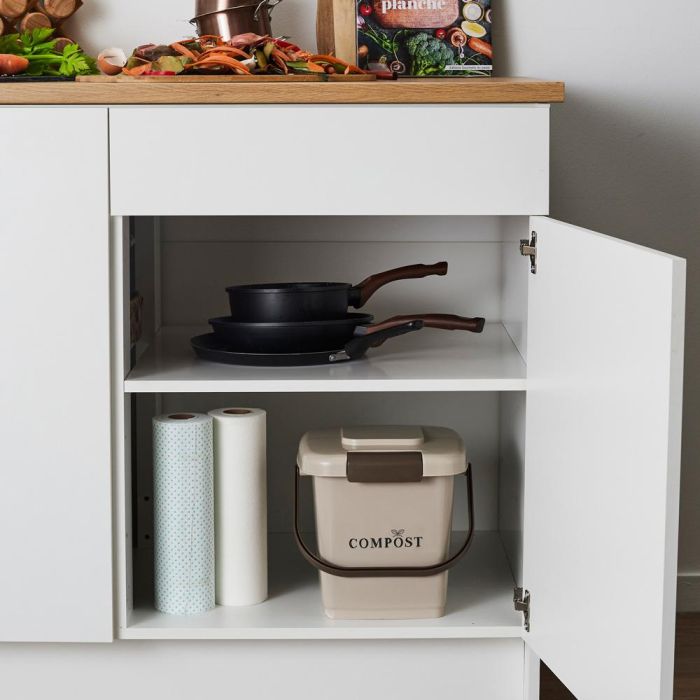 Je cherche une Idee Cubo Compost 8 L con asa y cierre de solapa, de polipropileno, para residuos orgánicos 6 Je cherche une Idee Cubo Compost 8 L con asa y cierre de solapa, de polipropileno, para residuos orgánicos 6