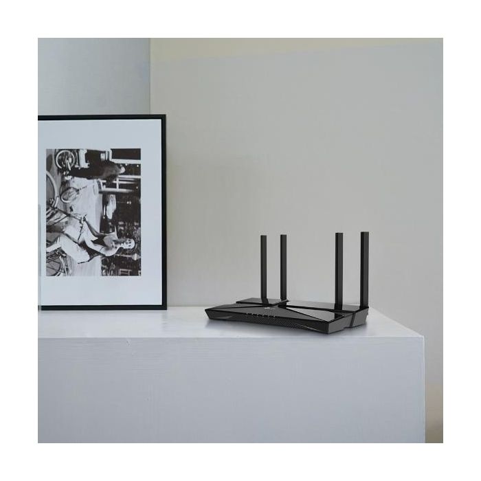TP-Link Dual-Core CPU, 1x Gbit WAN, 4 x Gbit LAN, 802.11ax, 2.4 + 5 GHz, 574 + 1201 Mbps, 260.2 x 135.0 x 38.6 mm 7 TP-Link Dual-Core CPU, 1x Gbit WAN, 4 x Gbit LAN, 802.11ax, 2.4 + 5 GHz, 574 + 1201 Mbps, 260.2 x 135.0 x 38.6 mm 7