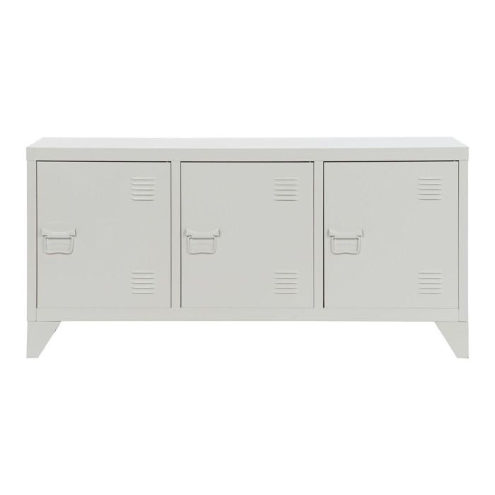 Mueble de TV Home ESPRIT Blanco Metal 120 x 40 x 58 cm 1 Mueble de TV Home ESPRIT Blanco Metal 120 x 40 x 58 cm 1