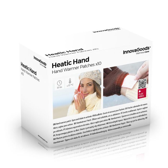 Parches Calentadores de Manos Heatic Hand InnovaGoods 10 Unidades 1 Parches Calentadores de Manos Heatic Hand InnovaGoods 10 Unidades 1