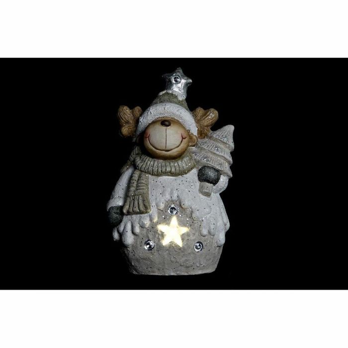 Figura Navidad Tradicional DKD Home Decor Rojo Gris 17 x 39 x 24 cm (2 Unidades) 3 Figura Navidad Tradicional DKD Home Decor Rojo Gris 17 x 39 x 24 cm (2 Unidades) 3