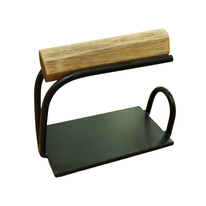 DKD Home Decor Soporte Incienso Arabe Quemador Palo Santo Negro Hierro 4 Unidades 6 x 8.5 x 11.5 cm