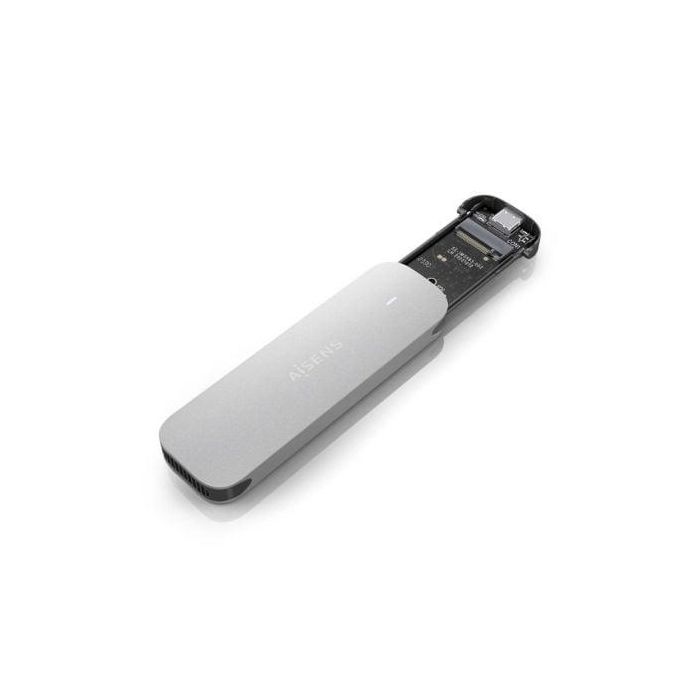 AISENS - CAJA EXTERNA M.2 (NGFF) ASM2-025SL NVMe A USB3.2 GEN2, PLATA 1 AISENS - CAJA EXTERNA M.2 (NGFF) ASM2-025SL NVMe A USB3.2 GEN2, PLATA 1