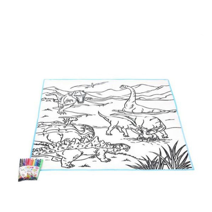 Alfombra DIY Fantastic Color Dinosaurs 111354 Alfombra DIY Fantastic Color Dinosaurs 111354
