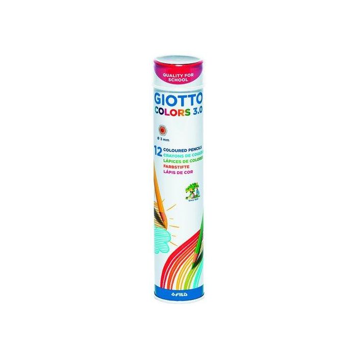 Lapices Giotto Colors 3.0 Bote Metalico De 12 Unidades 16 unidades