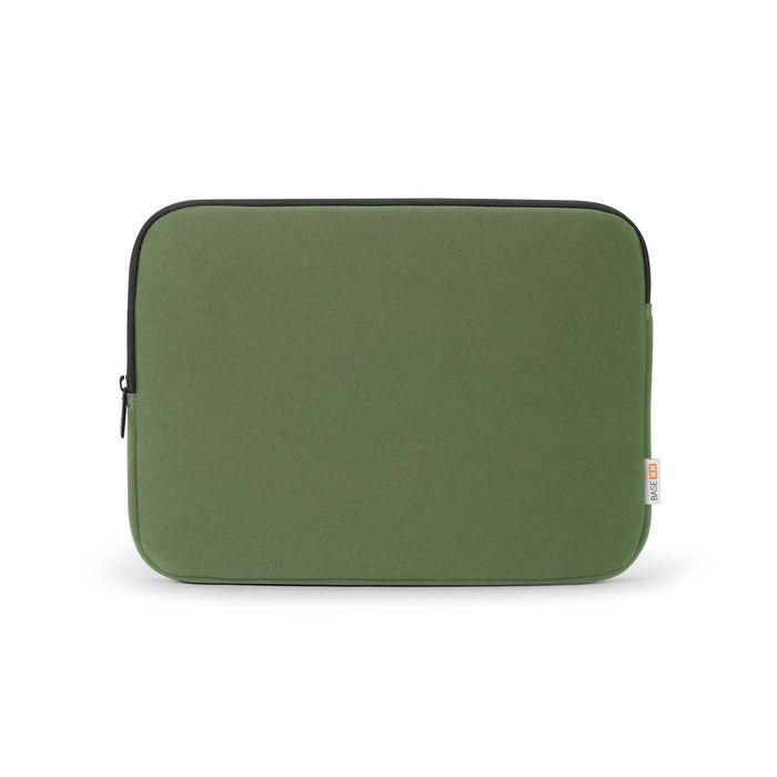 Dicota BASE XX Funda Portátil 13-13.3" Verde Oliva, Protección Robusta Ultraligera con Espuma PU y Doble Cremallera 1