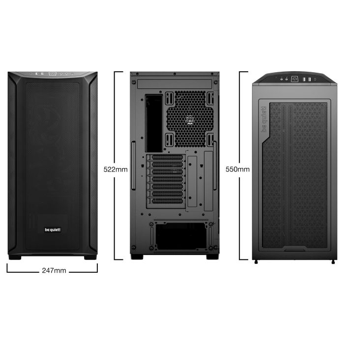 be quiet! SHADOW BASE 800 Black Midi Tower PC Negro be quiet! SHADOW BASE 800 Black Midi Tower PC Negro