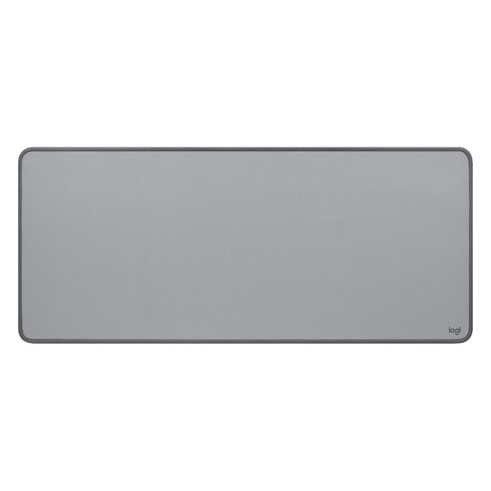 Logitech DESK MAT Studio Series Alfombrilla de Escritorio Antideslizante, Resistente a Derrames, 700 x 300 x 2 mm, Gris Medio 4