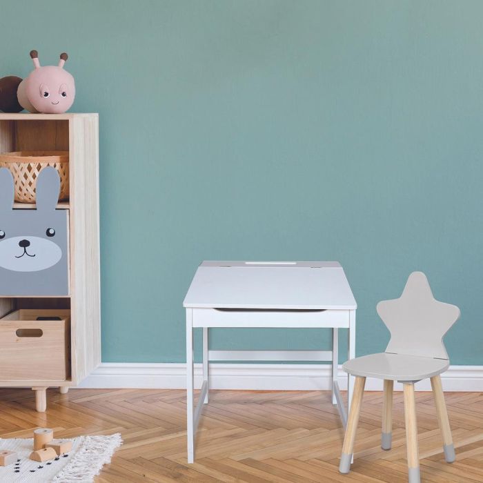 Home Deco Kids Pupitre Infantil Blanco Charlie 55x48 cm H.58 cm 6