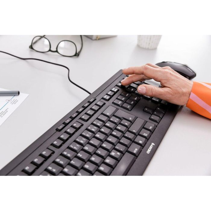 Teclado Cherry Negro AZERTY 9 Teclado Cherry Negro AZERTY 9