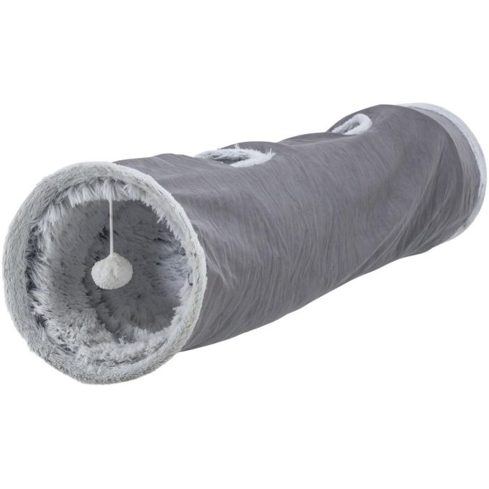 Túnel Plegable para Mascotas Trixie Gris Ø 27 × 116 CM
