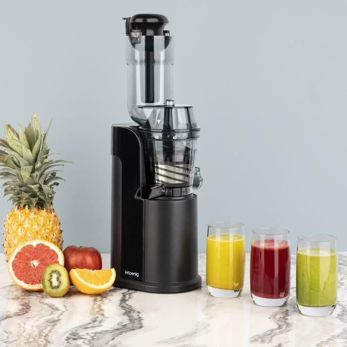 Extractor de jugos - HKoeNIG - GSX16 - 250 W - 0,8 L - Negro 5