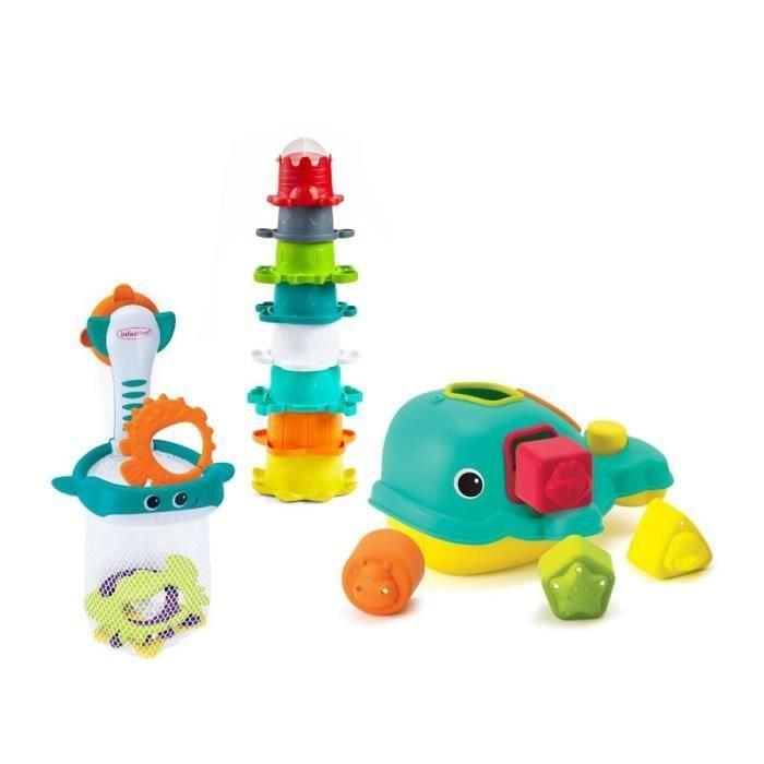 Juego de baño Infantino Orc de 17 piezas