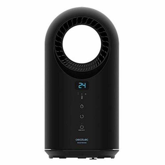 Cecotec ReadyWarm 8400 Calefactor Bladeless con Wi-Fi 1500W Negro. 3 Modos Calefacción y Ventilador. Táctil, Mando y Seguridad.