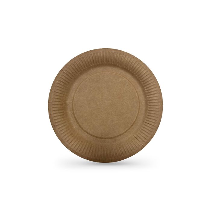 Set de 12 platos de cartón Kraft 18 cm - Algon (24 Cajas) 7 Set de 12 platos de cartón Kraft 18 cm - Algon (24 Cajas) 7