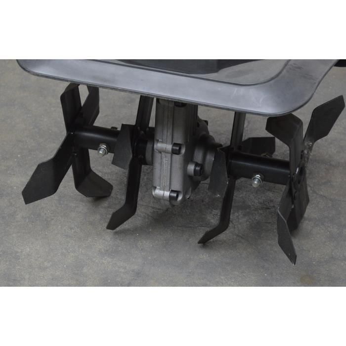 Elem Garden Motoazada eléctrica / Cultivador 750W, 32 cm ancho de trabajo, 20.5 cm profundidad, 4 fresas 1