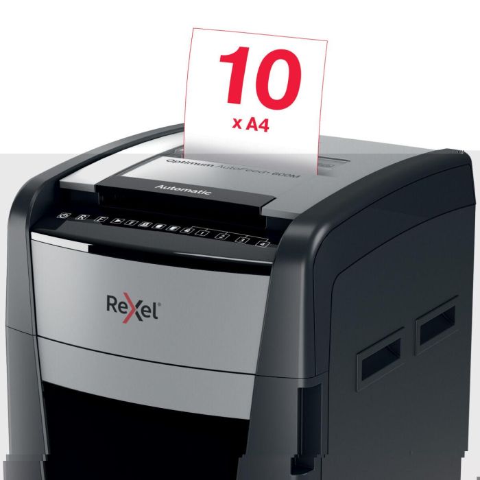 Trituradora de Papel Micro Corte Rexel AutoFeed+ 600M 3 Trituradora de Papel Micro Corte Rexel AutoFeed+ 600M 3