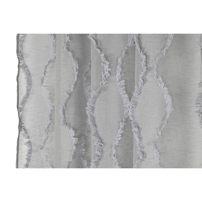 Cortina Urban DKD Home Decor Gris Claro 260 x 140 cm 2