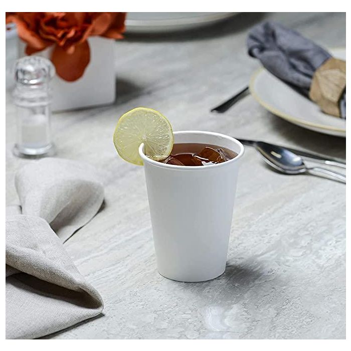 Set-25 Vaso Blanco Carton 200Cc Algon (24 Unidades) 3