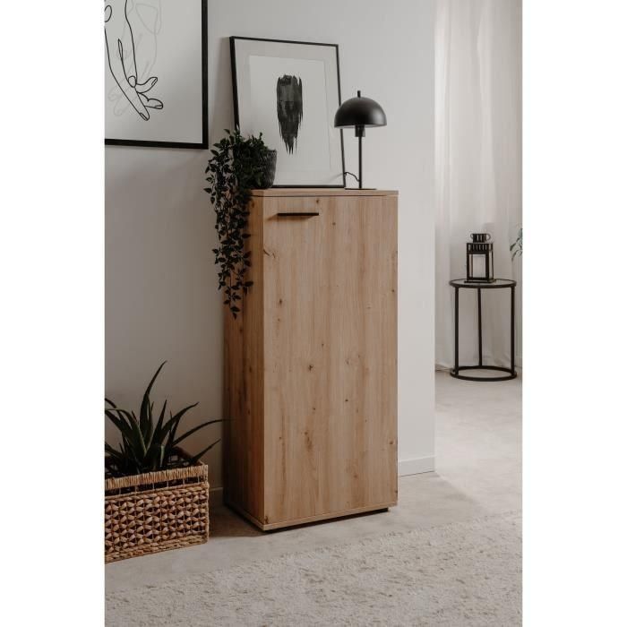Zapatero Satos - Roble Artesano - 100 x 110 x 34 cm - Capacidad 12 pares 4 Zapatero Satos - Roble Artesano - 100 x 110 x 34 cm - Capacidad 12 pares 4